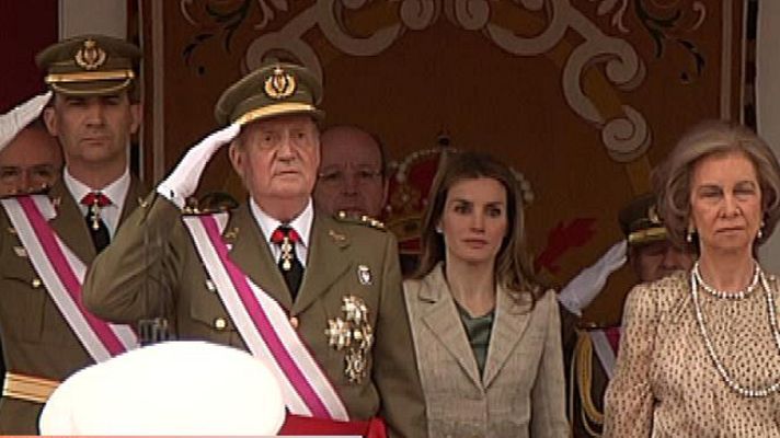 Informativo 24h - El rey llega a Valladolid para presidir el Día de las Fuerzas Armadas