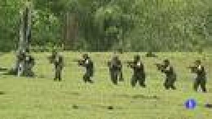 Telediario 1 - Comunicado en internet de las FARC