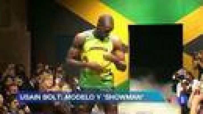 Telediario 1 - Usain Bolt: modelo y 'showman'