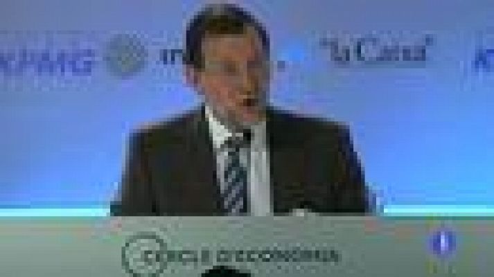 Telediario 1 - Rajoy pide serenidad en España