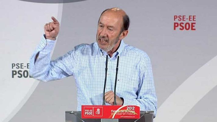 Telediario 1 - Rubalcaba quiere negociar con el PP
