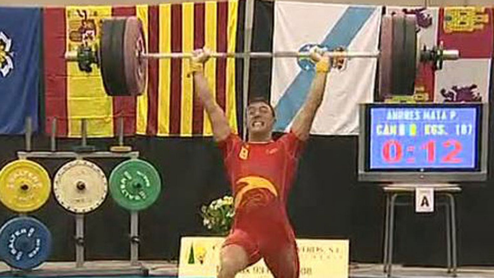 Lydia Valentín y Andrés Mata, representantes españoles de halterofilia en Londres