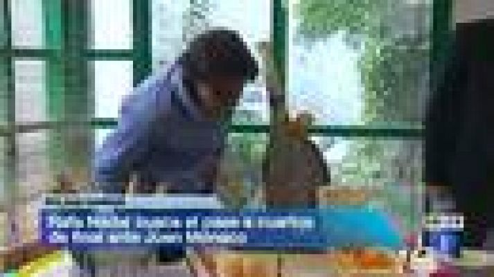 Telediario 1 - Cumpleaños de Nadal con Mónaco como invitado