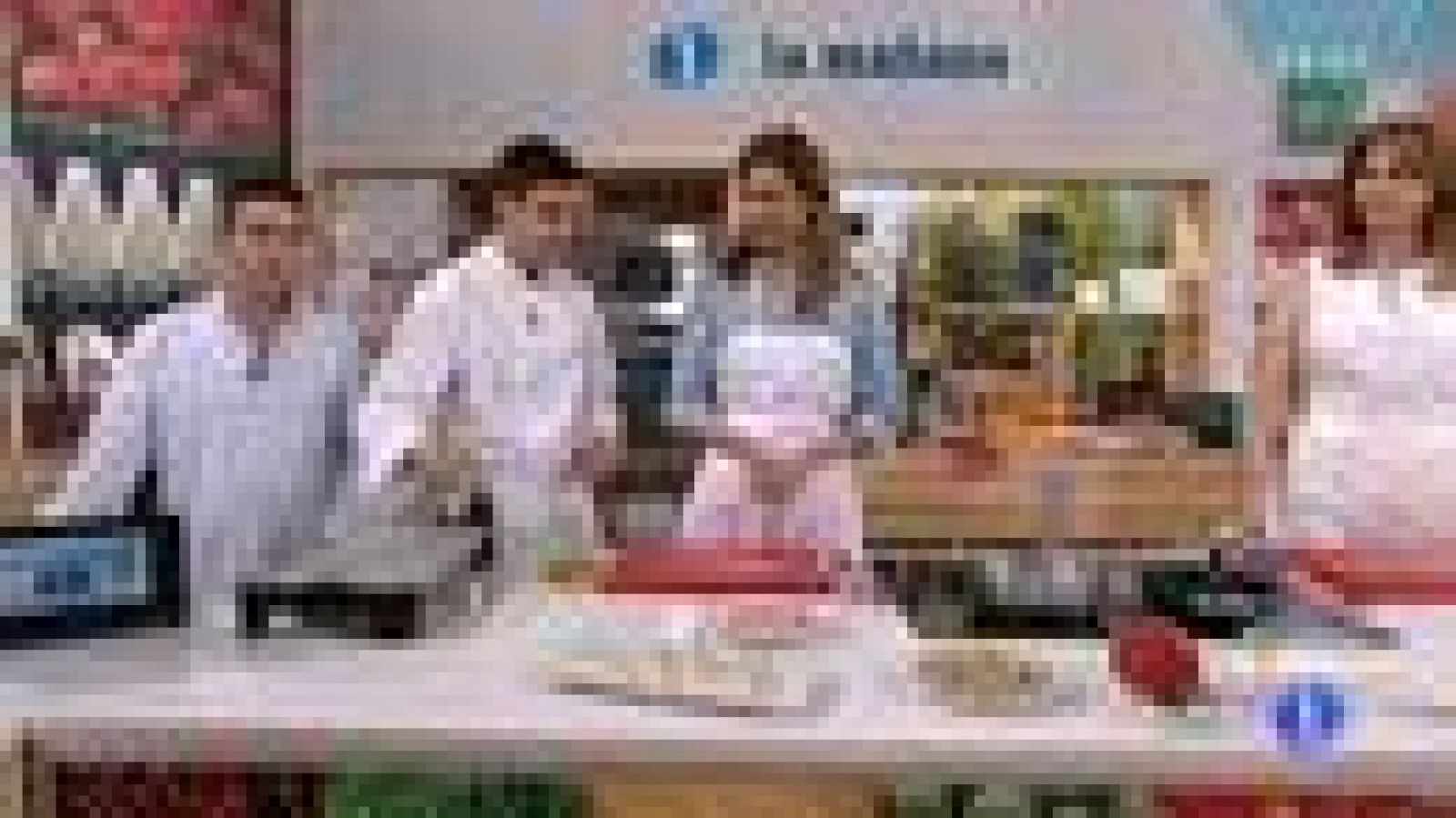 Calamares rellenos de berberechos con tempura de pimientos