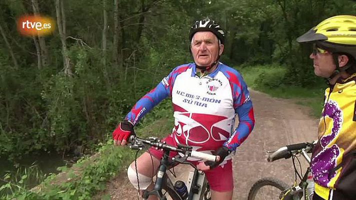 Súria: El abuelo ciclista