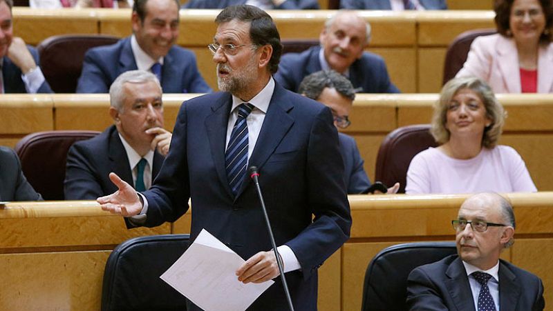 Rajoy señala que España tiene "un problema de financiación y liquidez" y pide apoyo a Europa