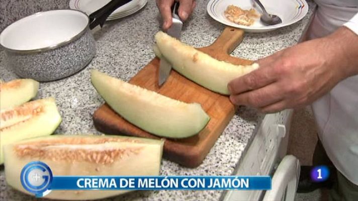 +Gente - Crema de melón con jamón