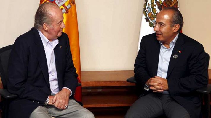 Telediario 1 - El Rey regresa a España