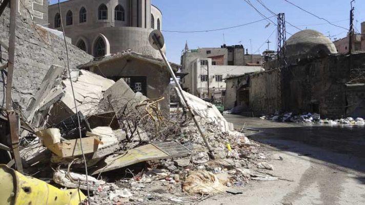 Telediario 1 - Masacre de Hama