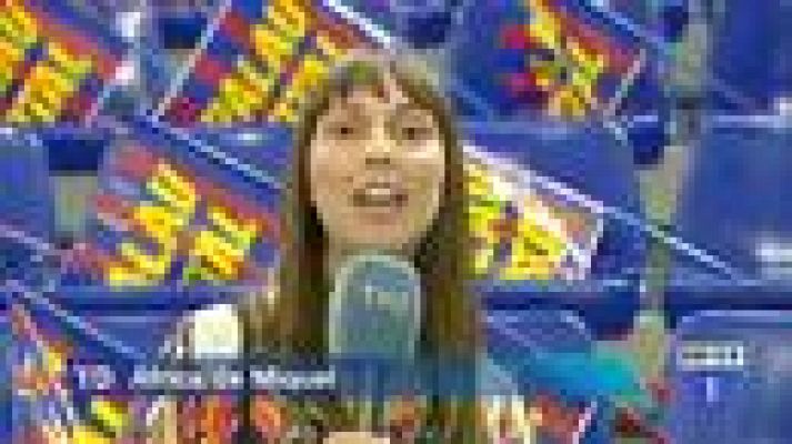 Telediario 1 - Final Liga Endesa, segundo partido Barça - Real Madrid