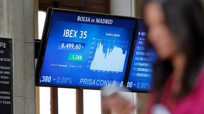 Informativo 24h - El Ibex-35 cotiza en verde a mediodía