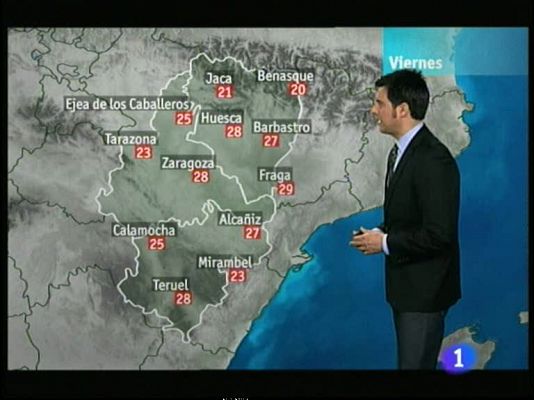 El tiempo en Aragón - 08/06/12