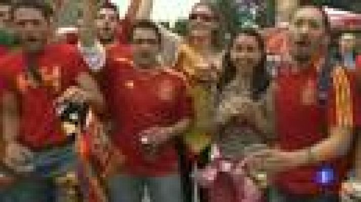 Telediario 1 - Sin confianzas ante Italia