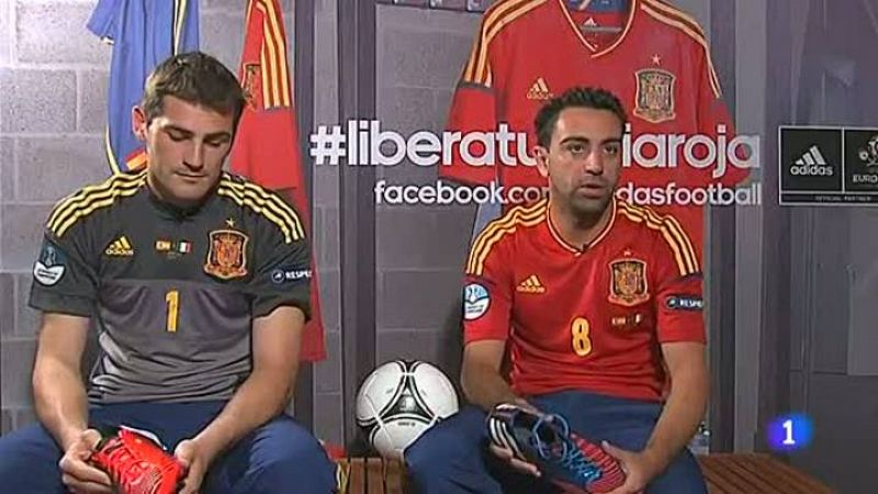 Xavi y Casillas, los capitanes de España 