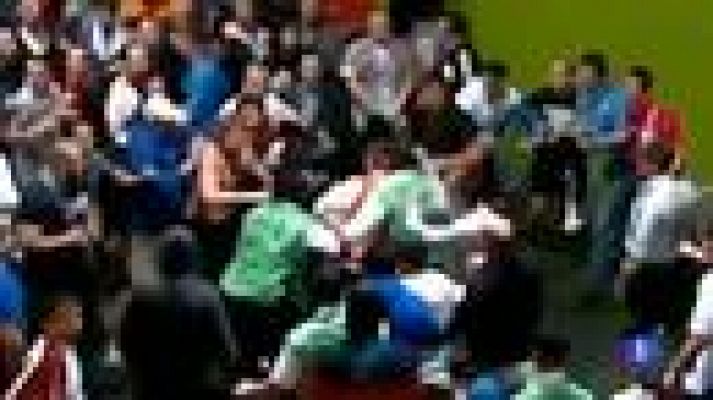 Telediario 1 - Disturbios en Wroclaw