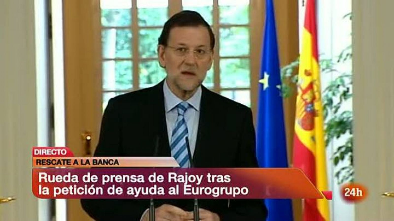 Informativo 24h: Rajoy: "Sin las reformas de estos meses ayer hubiesen intervenido a España" | RTVE Play