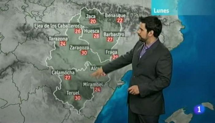 El tiempo en Aragón - 11/06/12