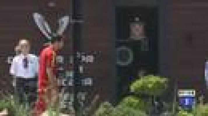 Telediario 1 - España se une para el siguiente partido de la Eurocopa 2012