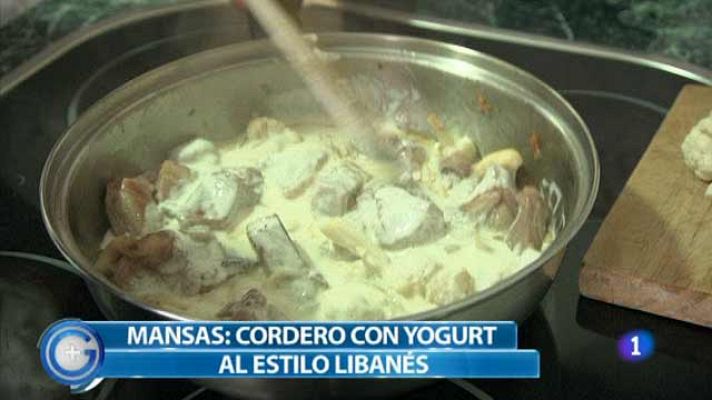 Cordero con yogur al estilo libanés