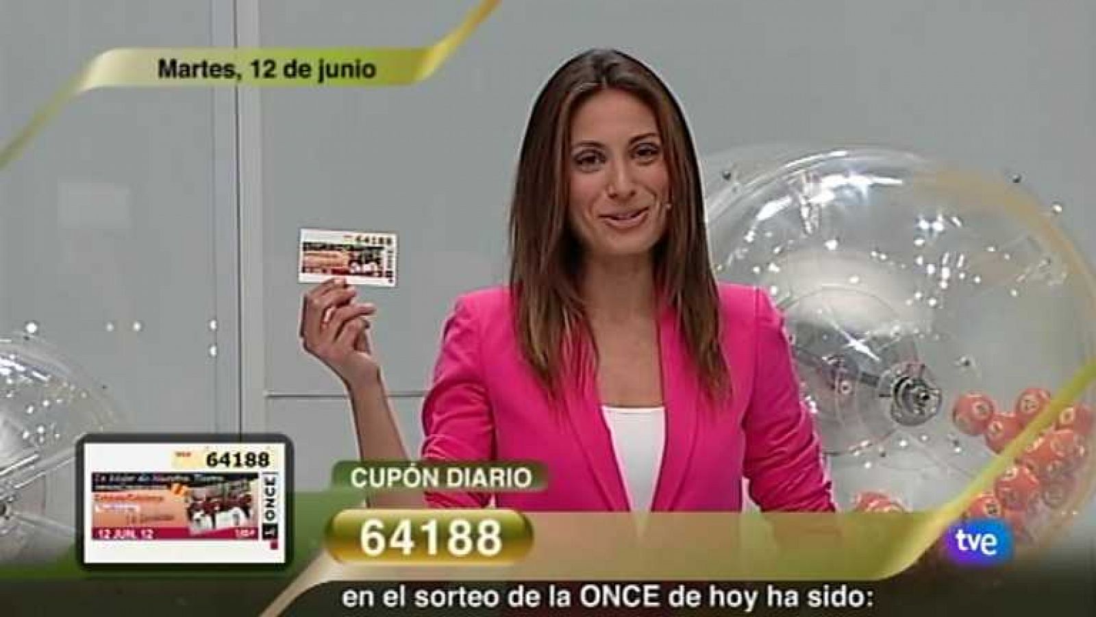 Sorteos ONCE: Sorteo ONCE - 12/06/12 | RTVE Play