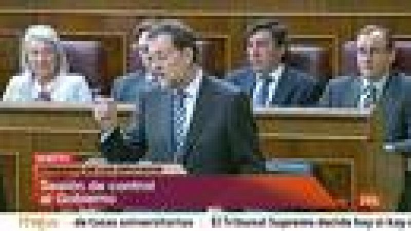  Rajoy sobre el rescate financiero: "Es un crédito a la banca que va a pagar la banca"
