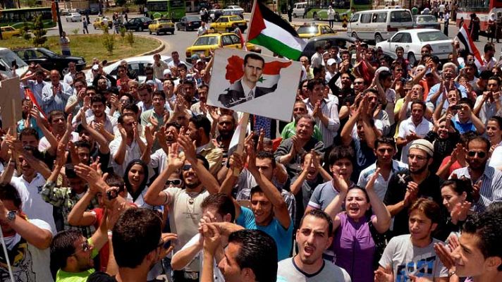 Telediario 1 - Guerra civil en Siria