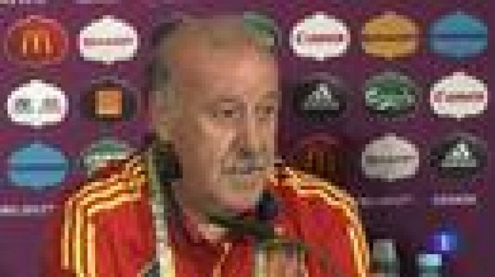 Telediario 1 - Del Bosque: "Estamos en un buen momento"