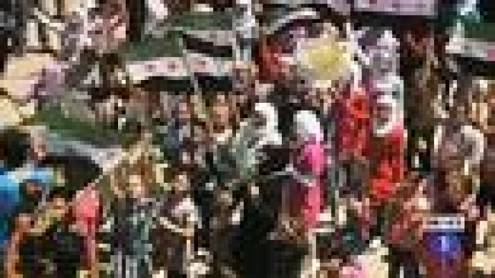 Telediario 1 - AI urge a actuar en Siria