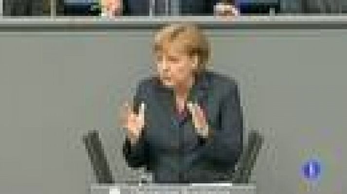 Merkel apoya el rescate de la banca
