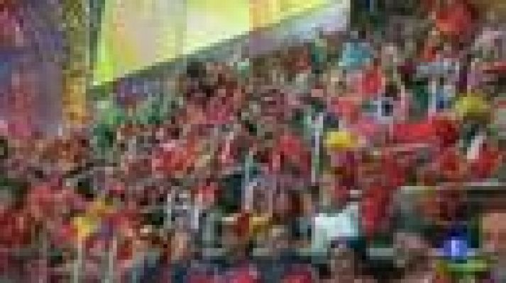 Telediario 1 - Las aficiones irlandesa y española estuvieron de 10