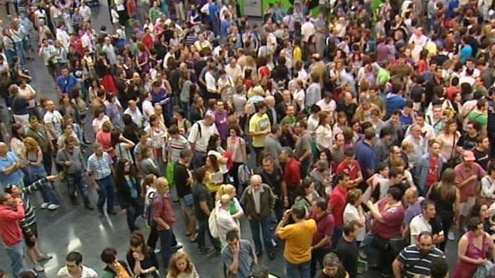 Telediario 1 - Macro-oposiciones en Bilbao