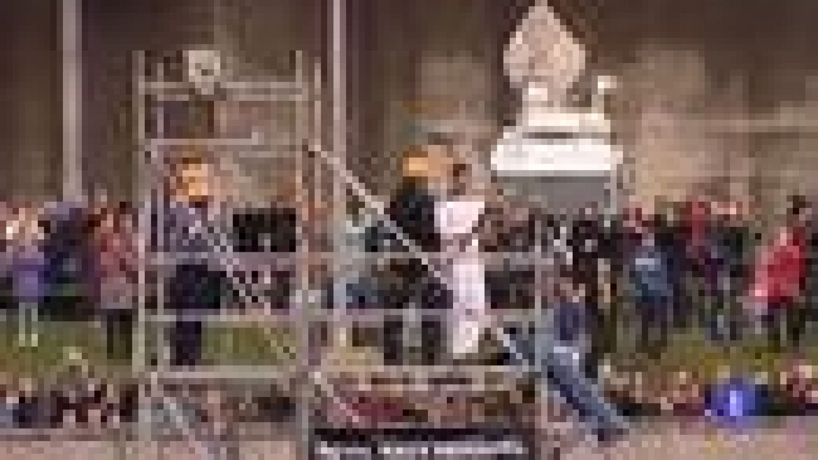 La antorcha olímpica viaja en tirolina | Ver