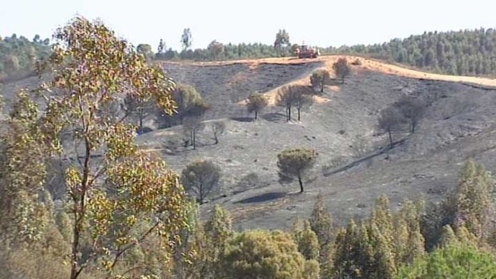Telediario 1 - Estabilizado el incendio