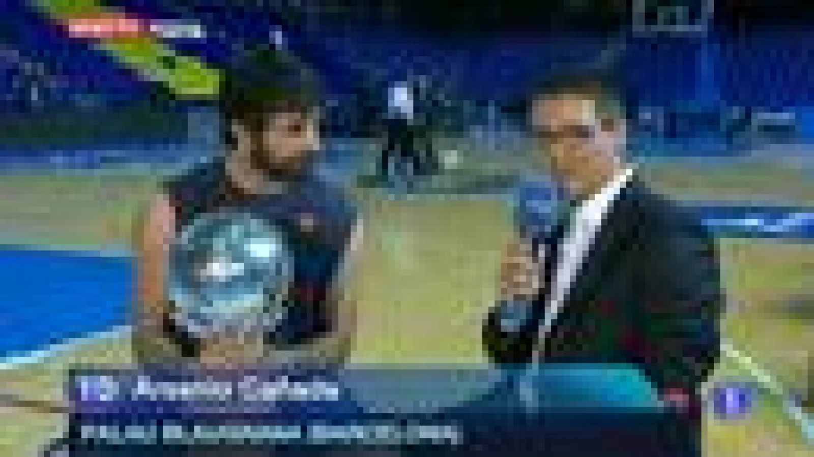 Telediario 1: Juan Carlos Navarro celebra con TVE su récord | RTVE Play