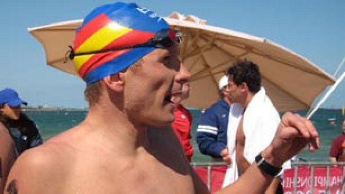 Telediario 1 - Kiko Hervás ultima su preparación para Londres 2012 en aguas abiertas
