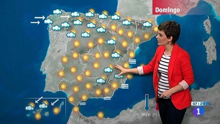 El tiempo - Lluvias en el litoral gallego