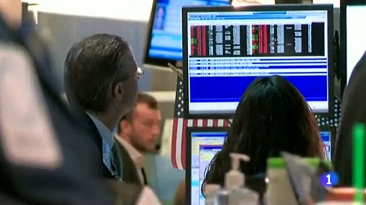 Telediario 1 - EE.UU., muy pendiente del euro