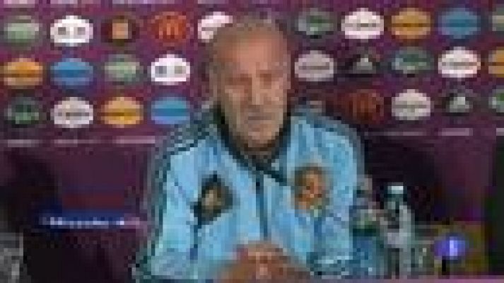 Telediario 1 - Del Bosque renueva con la 'Roja'