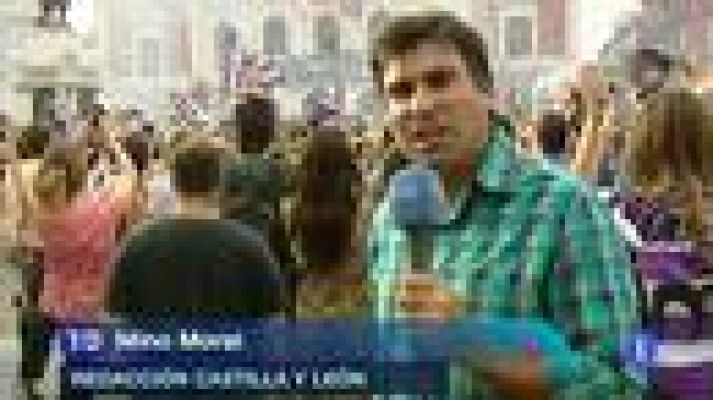 Telediario 1 - Valladolid se echa a la calle para festejar el ascenso