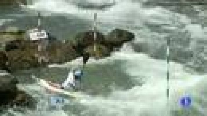 Telediario 1 - Maialen Chourraut apunta a medalla en Londres