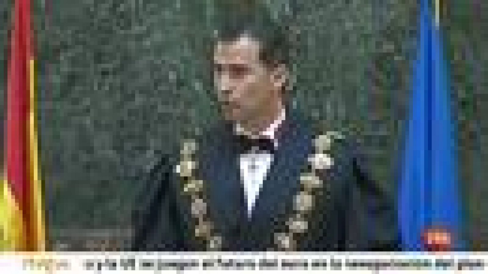 Dívar elude referirse a su dimisión pero alerta contra los ataques al poder judicial - Informativo 24h | Ver