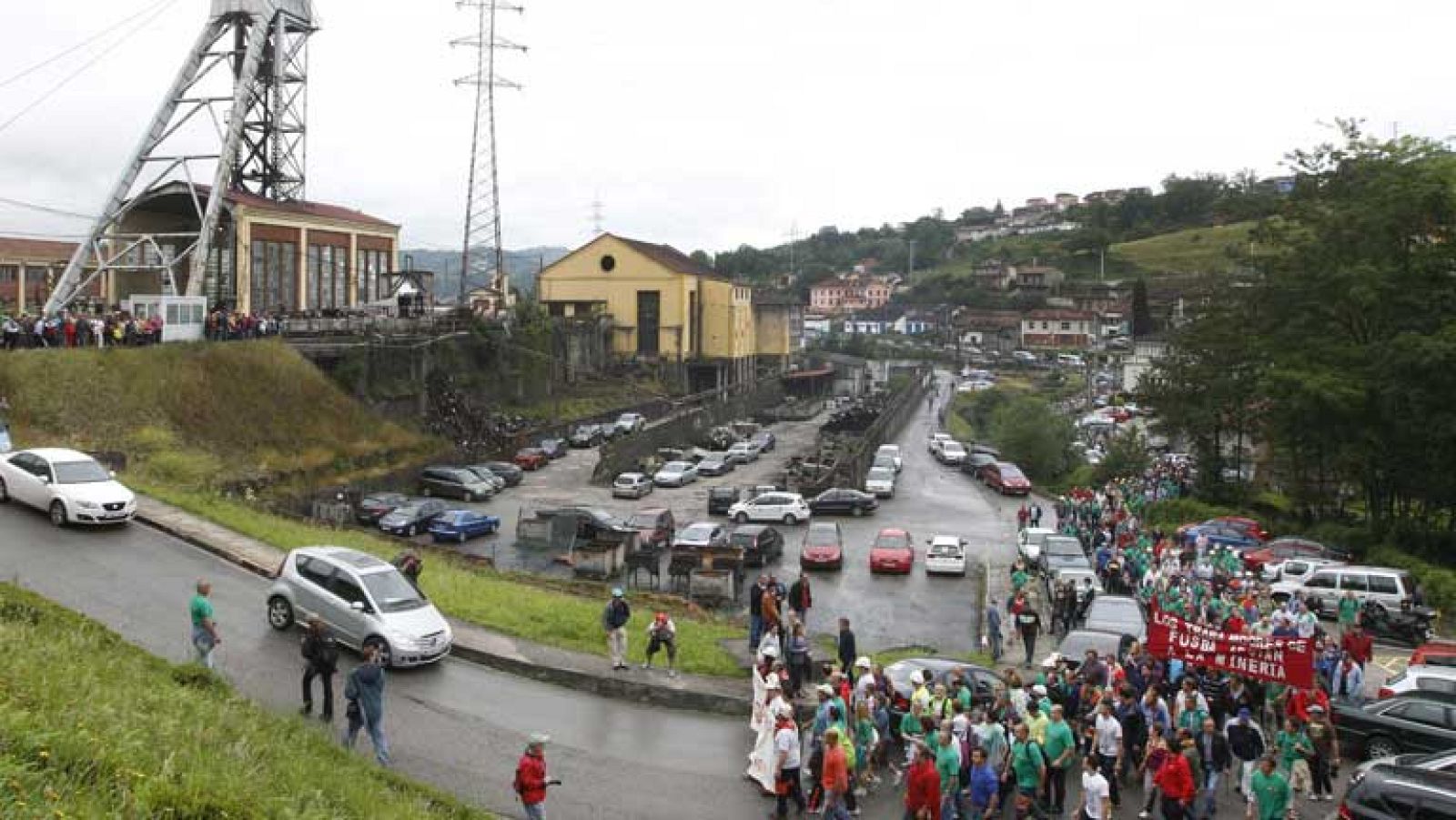 De nuevo barricadas y cortes de carreteras en los pueblos de las cuencas