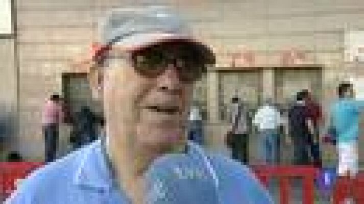 Telediario 1 - Colas para las entradas del Atlético-Chelsea