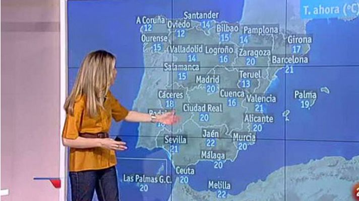 Tiempo inestable con posibilidad de chubascos y tormentas generalizada