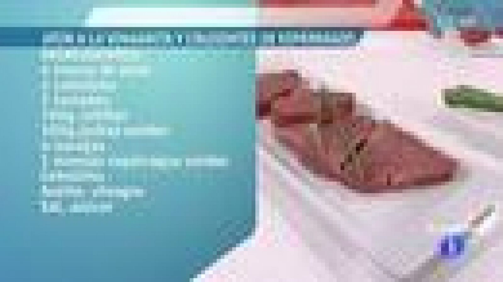 Atún a la vinagreta y crujientes de espárragos