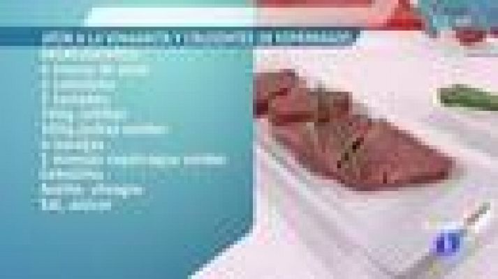 RTVE Cocina - Atún a la vinagreta y crujientes de