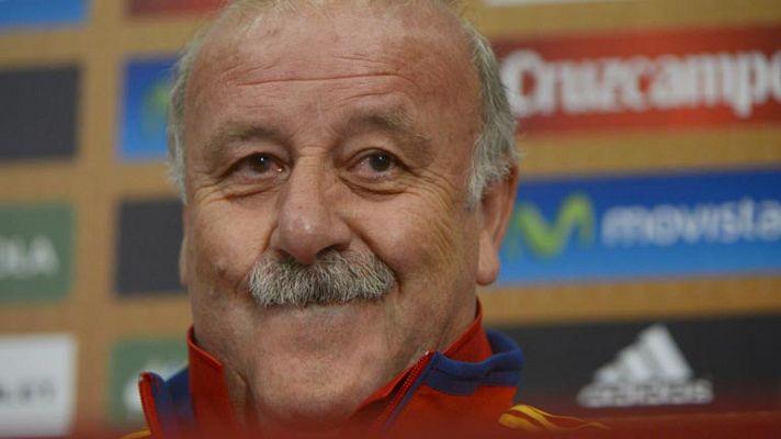 Telediario 1 - Del Bosque: "En tres o cuatro días no podemos pasar de elogios al pesimismo"