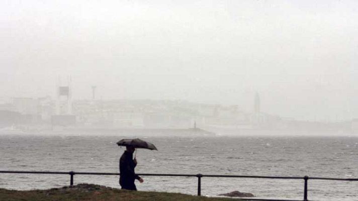El tiempo - LLuvias débiles en Galicia