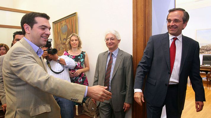 Telediario 1 - Nueva Democracia intenta formar gobierno en Grecia antes de agotar el plazo