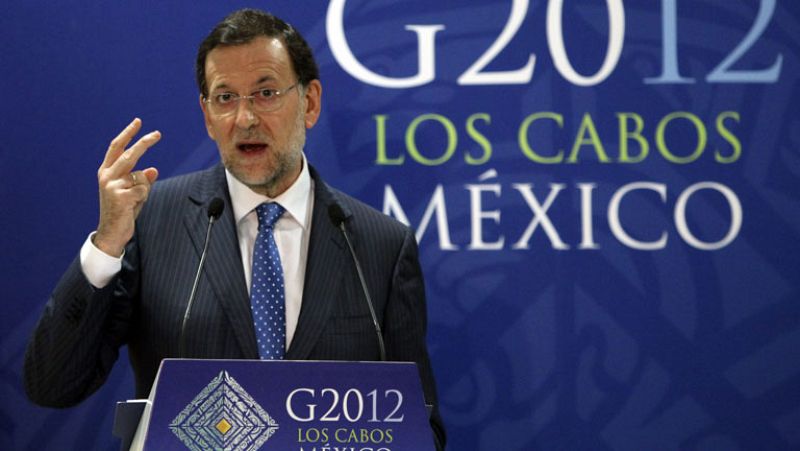 RAJOY DESMIENTE EN LA CUMBRE DEL G-20 PRESIONES PARA ACELERAR EL RESCATE DE LA BANCA 
